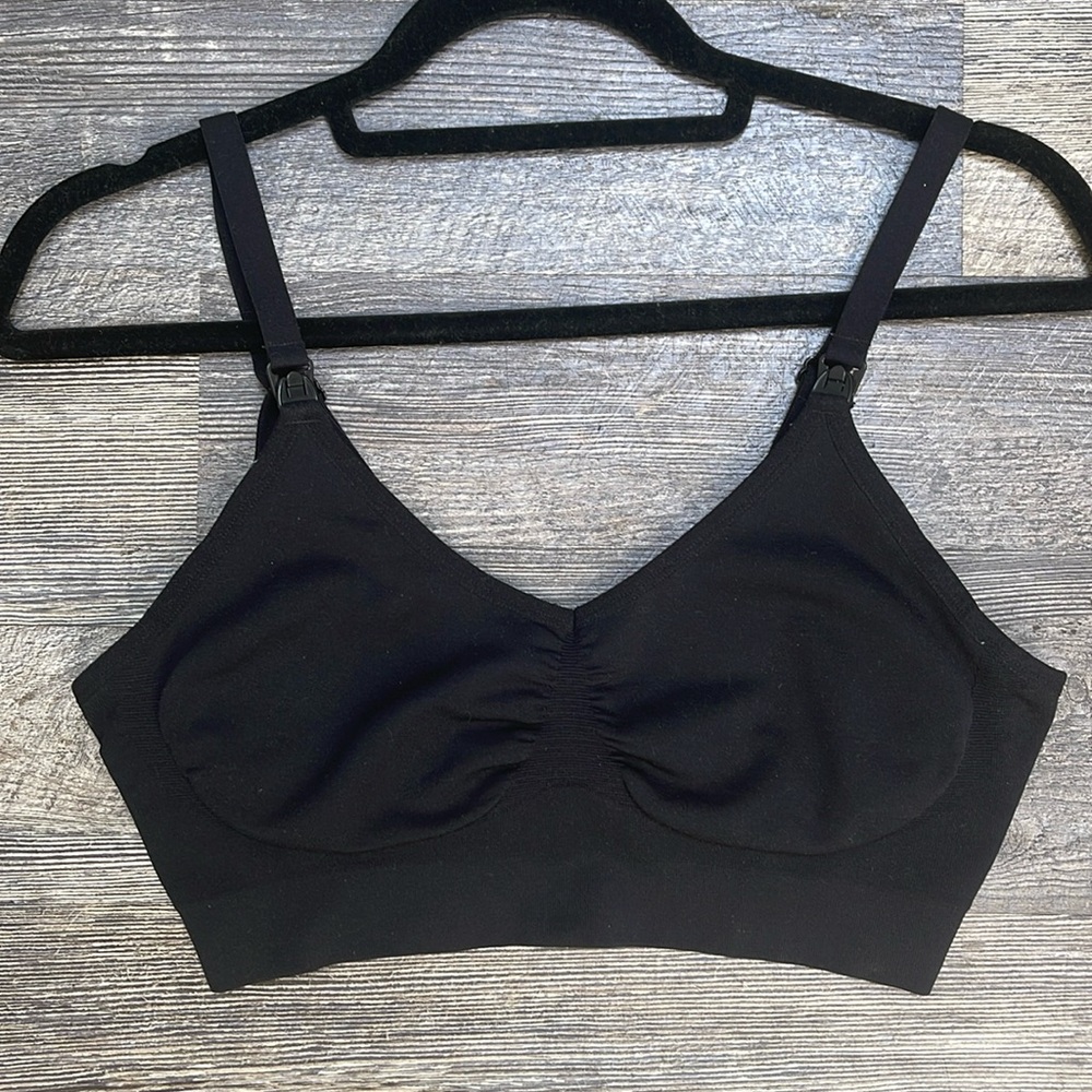 Soma nursing maternity black bra. The best. So comfy